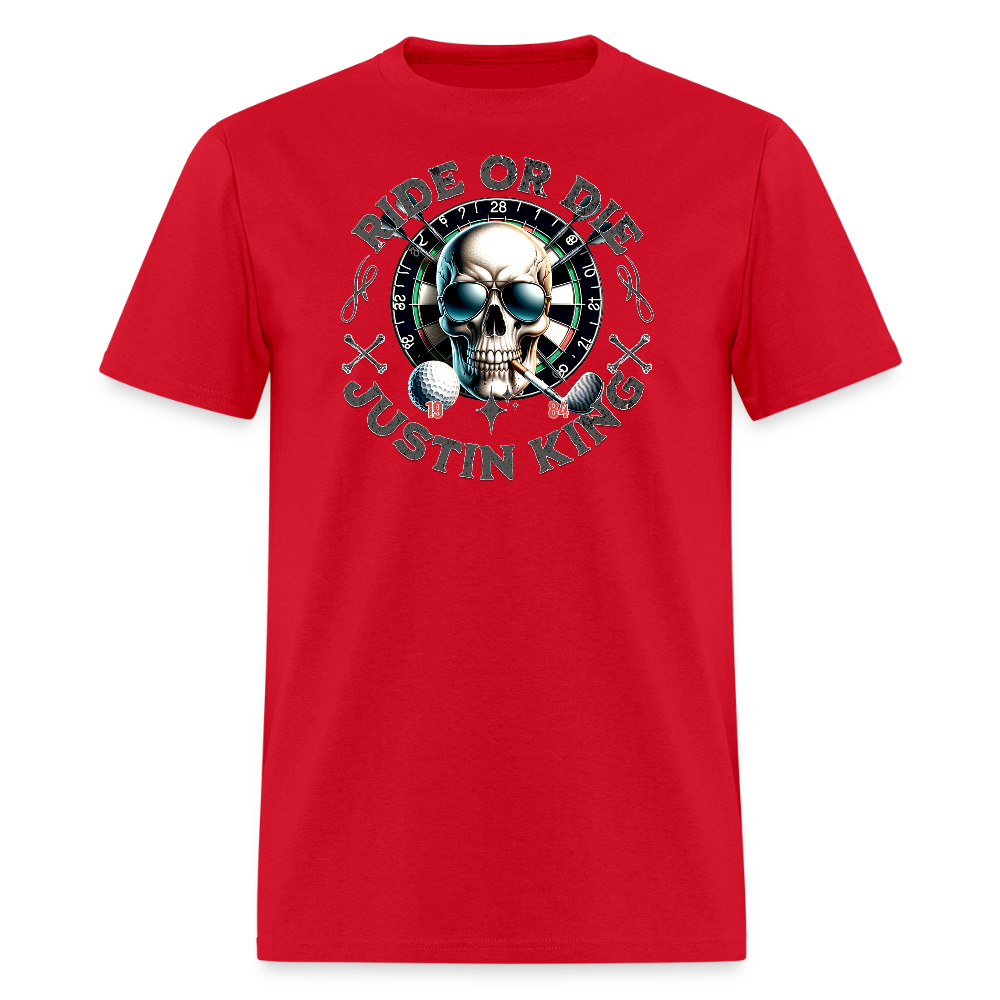 Justin King's LIFE T-shirt - red