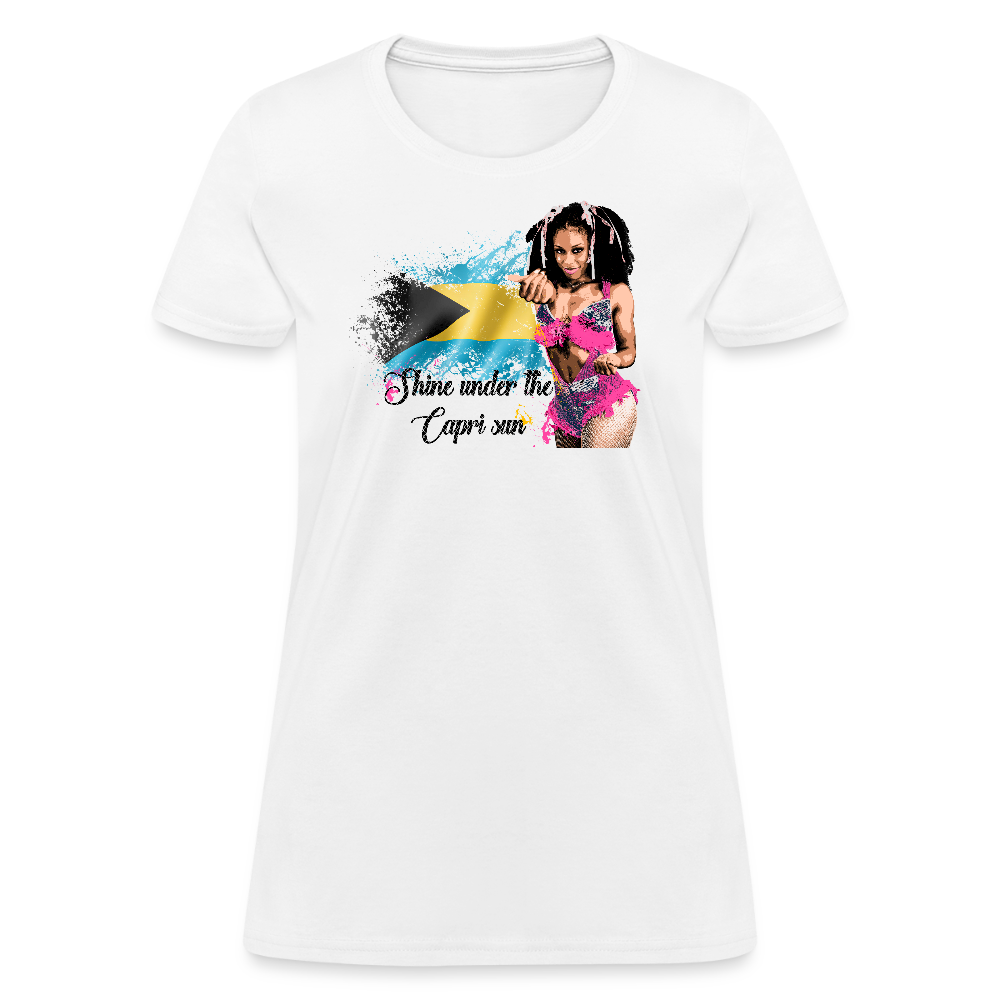 capri sun women's t-shirt - white