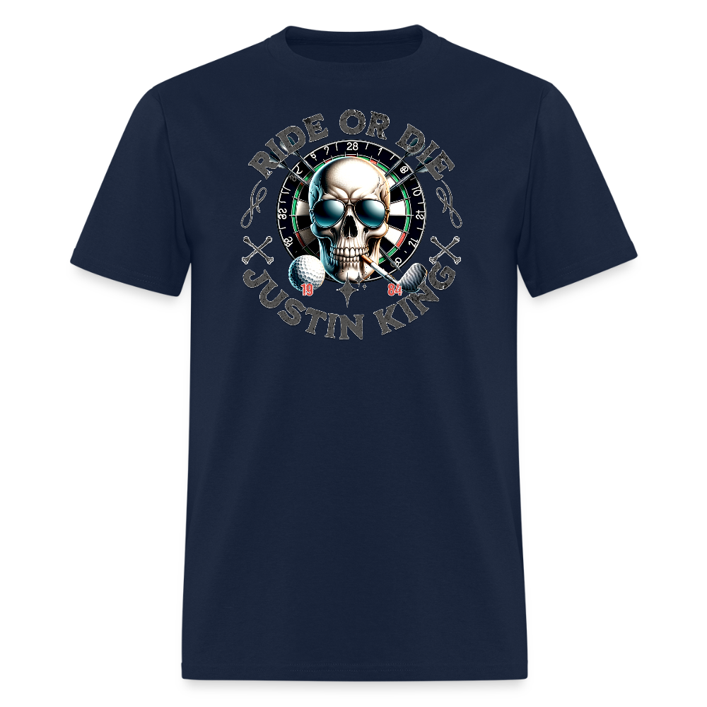 Justin King's LIFE T-shirt - navy