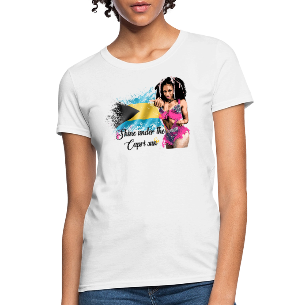 capri sun women's t-shirt - white