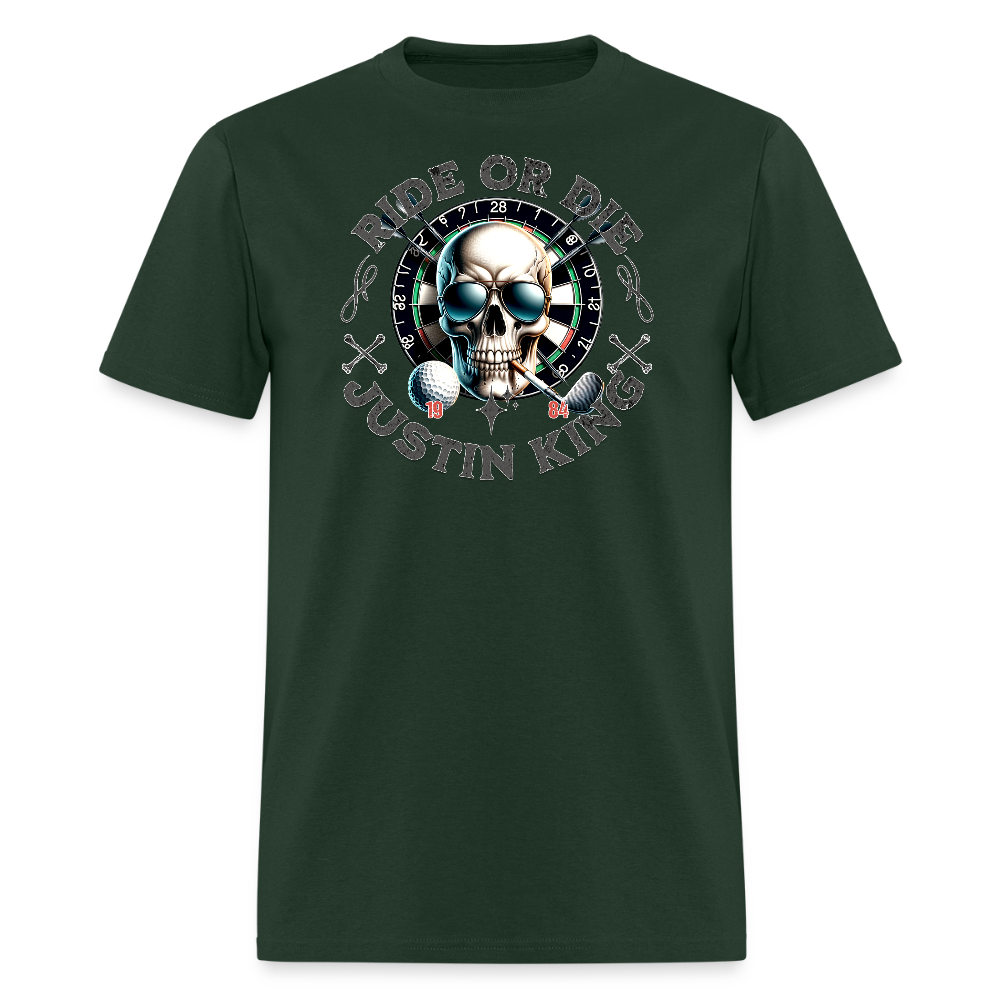 Justin King's LIFE T-shirt - forest green