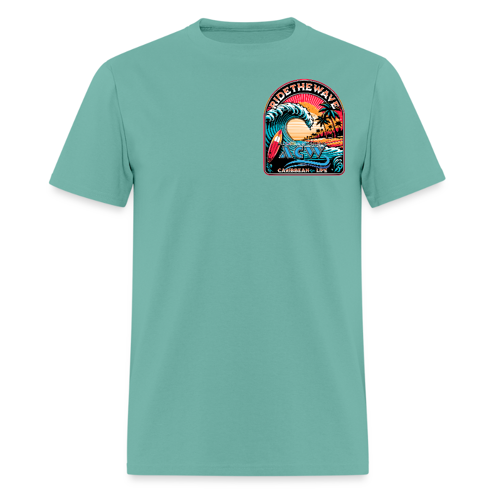 Ride the Wave t-shirt - aquatic