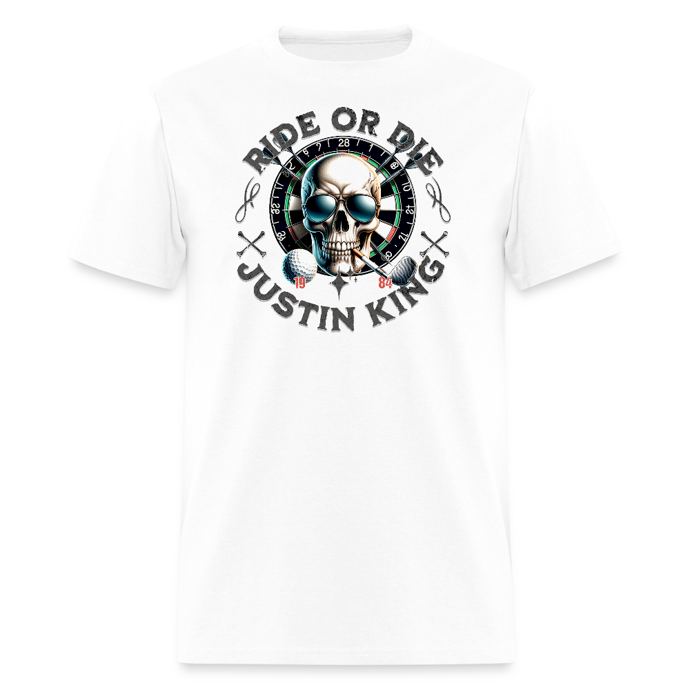 Justin King's LIFE T-shirt - white