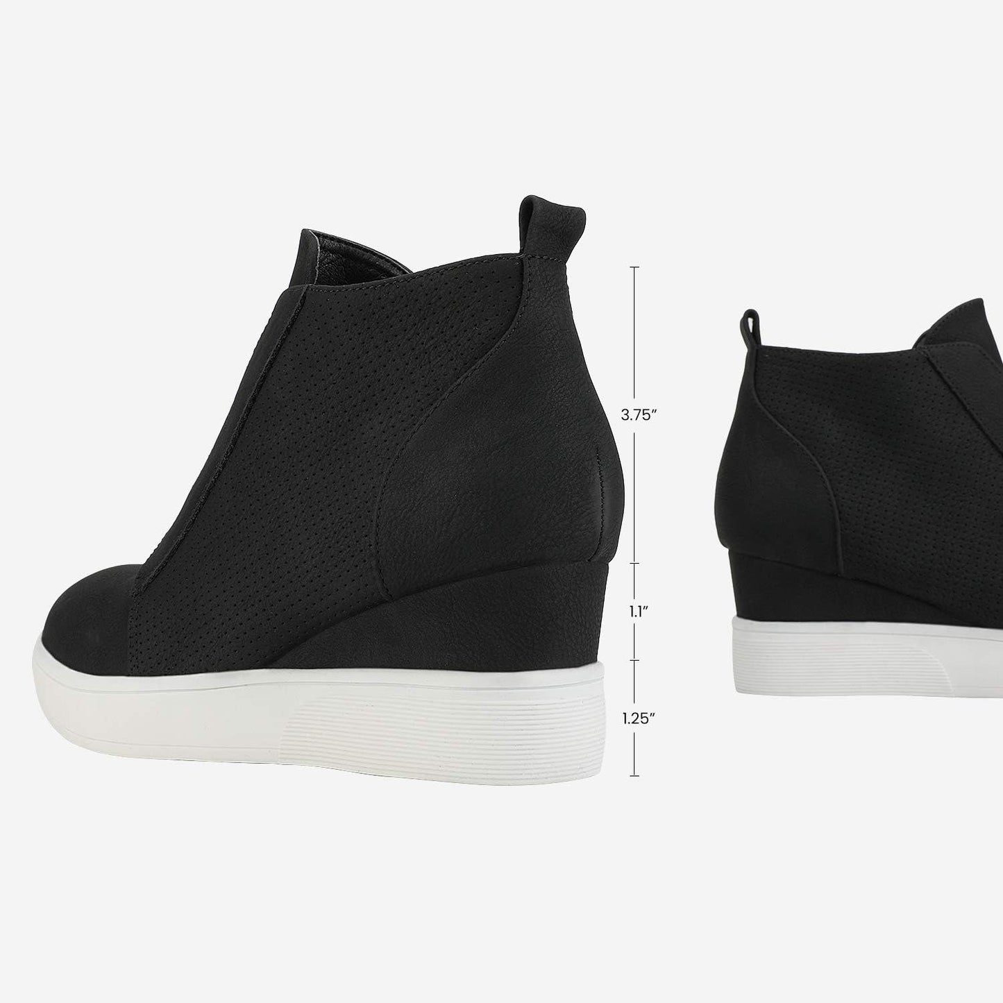 DREAM PAIRS Women’s Platform Wedge Sneakers Ankle Booties