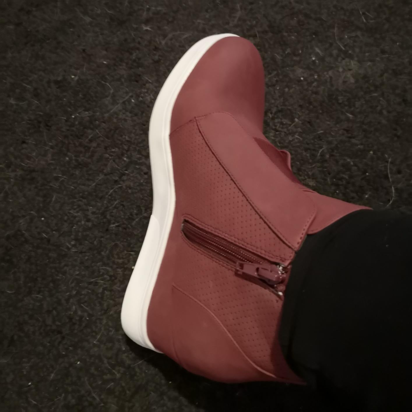 DREAM PAIRS Women’s Platform Wedge Sneakers Ankle Booties