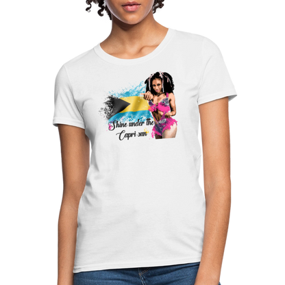capri sun women's t-shirt - white