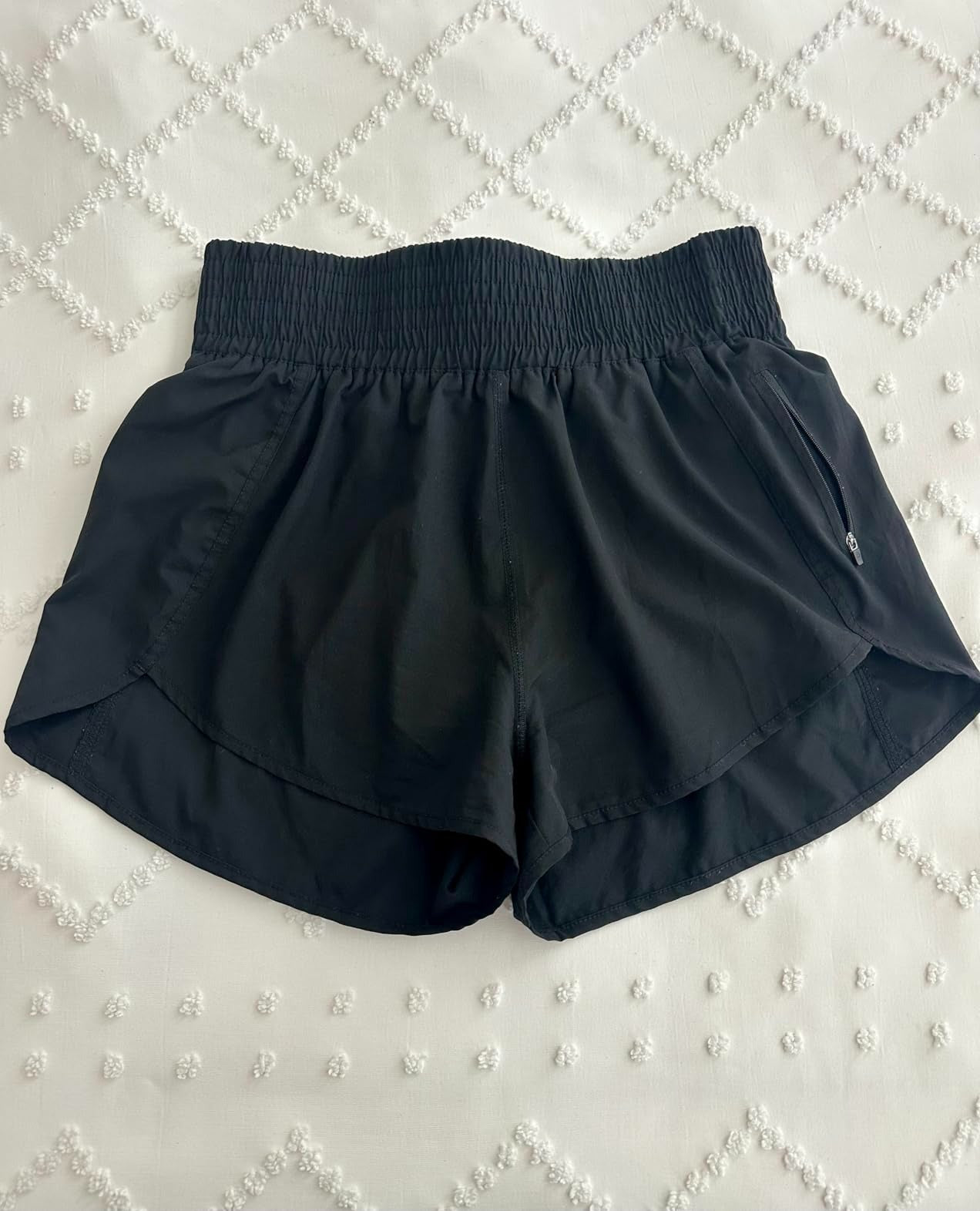 BMJL Women's Athletic Shorts High Waisted Running Short Pocket 2.5" Sporty Shorts Gym Elastic Workout Shorts