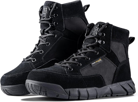 SOLDIER Waterproof Hiking Men's Tactical Boots 6 Inches Lightweight Military Boots
