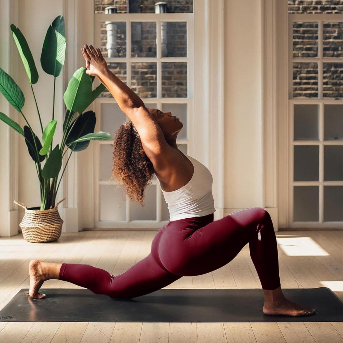 High Waisted Leggings for Women - No See Through Tummy Control Cycling Workout Yoga Pants with Pockets Reg & Plus