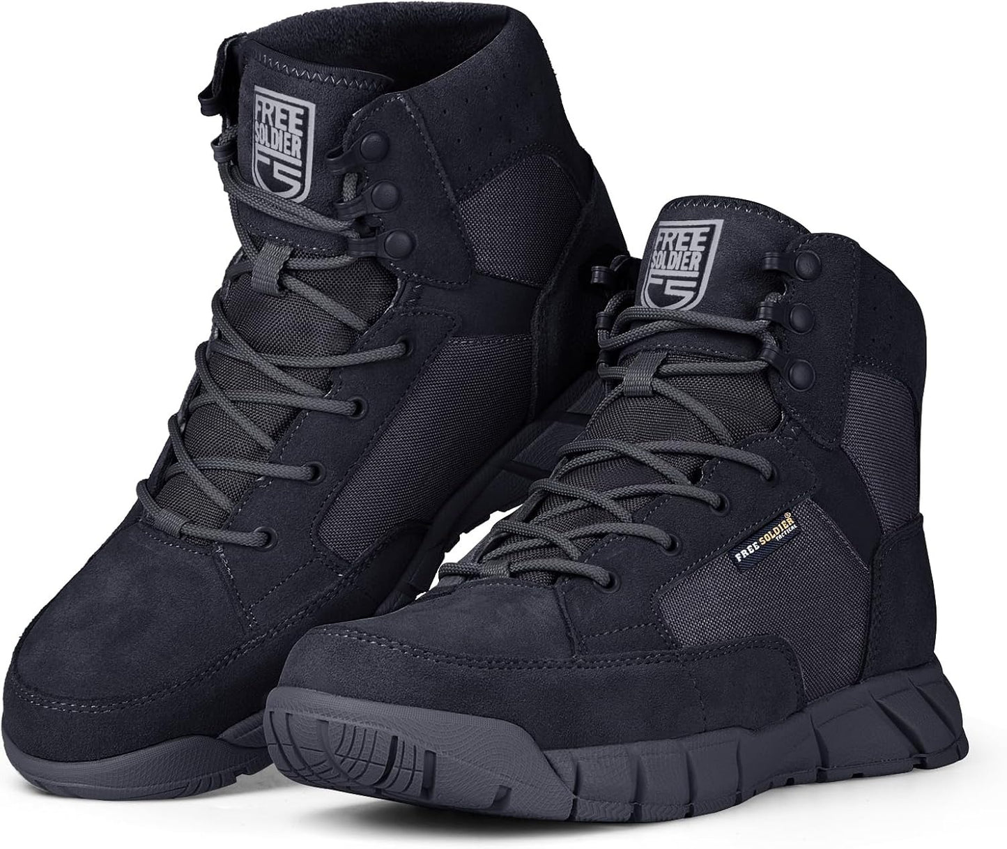 SOLDIER Waterproof Hiking Men's Tactical Boots 6 Inches Lightweight Military Boots
